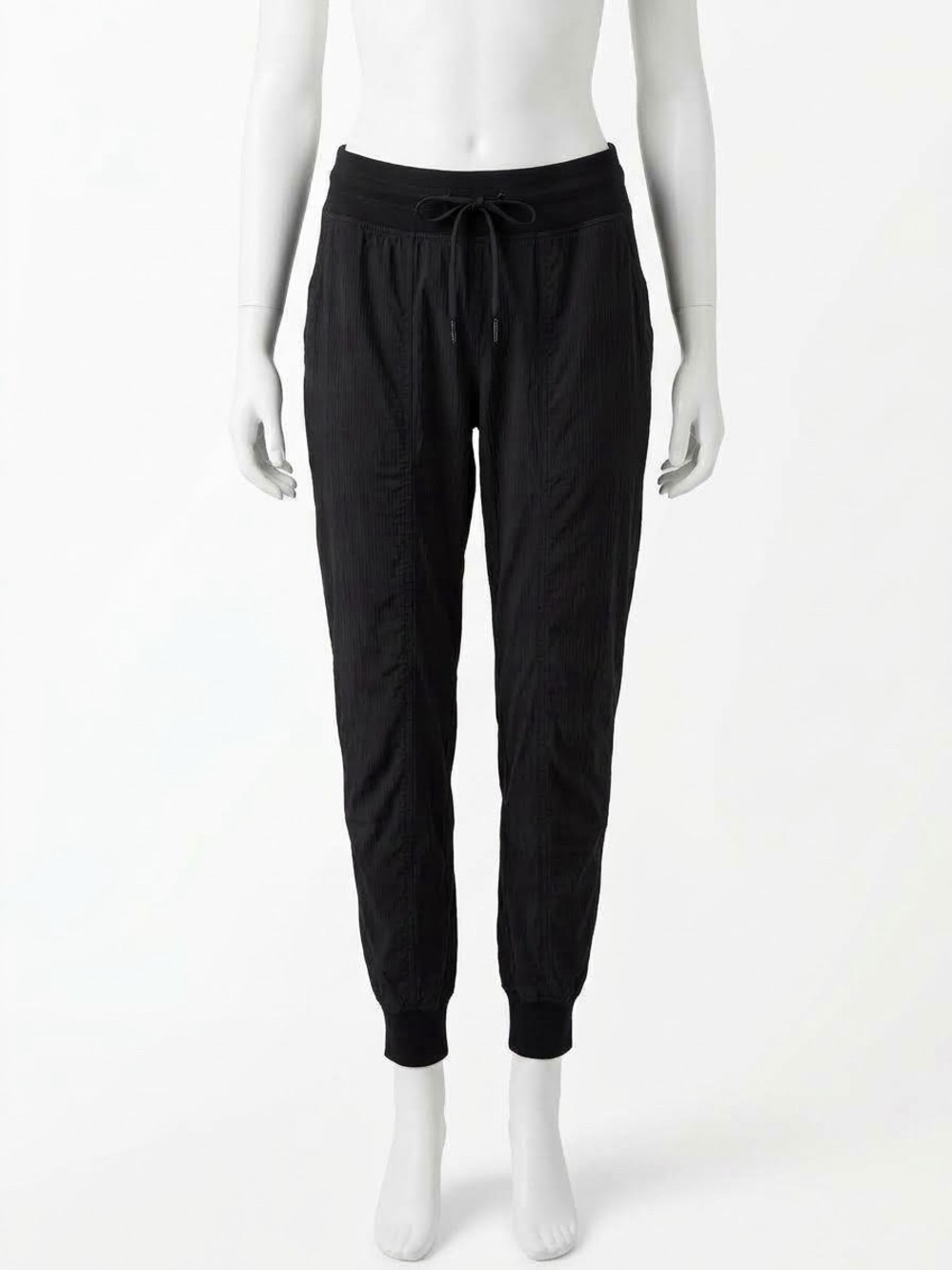 Lululemon Dance Studio Black Drawstring Jogger Pants Unlined Size 6